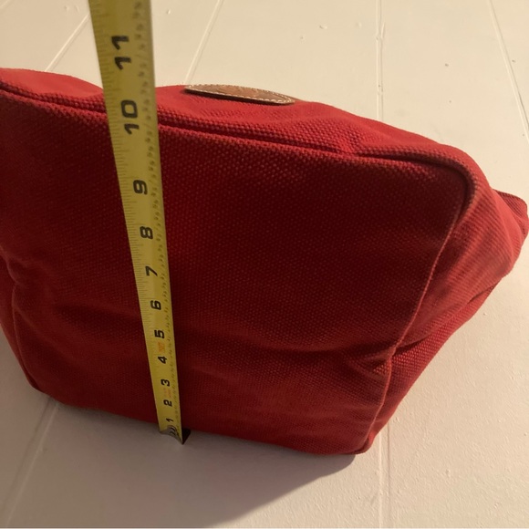 Dooney & Bourke Vintage Red Canvas Tote Bag - Picture 7 of 12